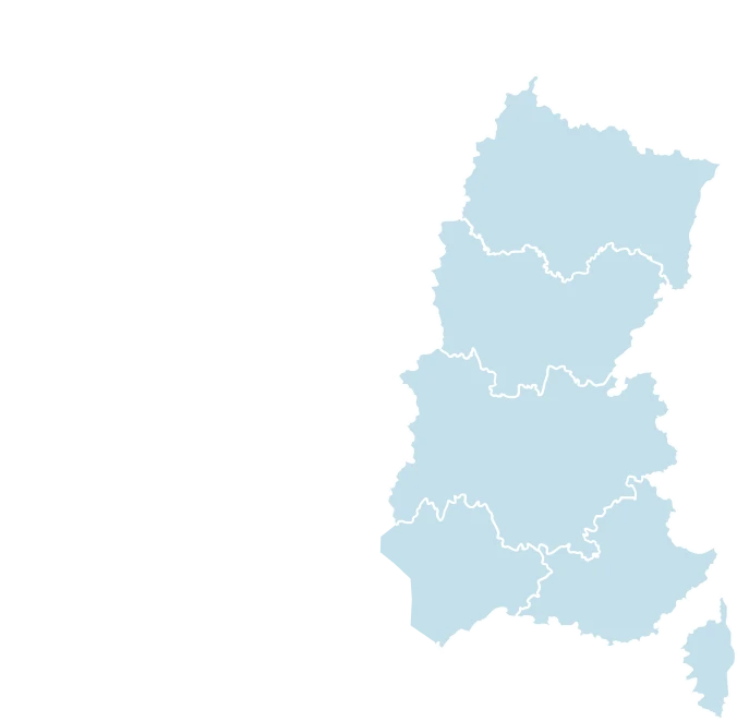 carte présence du groupe novageo en France