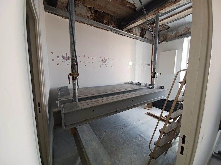 Renforcement structurel d’un plancher bois 4